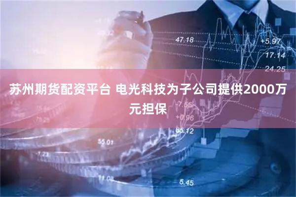 苏州期货配资平台 电光科技为子公司提供2000万元担保
