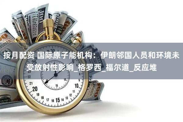 按月配资 国际原子能机构：伊朗邻国人员和环境未受放射性影响_格罗西_福尔道_反应堆