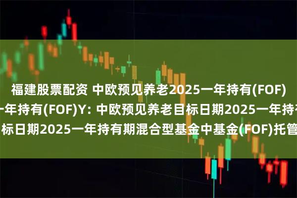 福建股票配资 中欧预见养老2025一年持有(FOF)A,中欧预见养老2025一年持有(FOF)Y: 中欧预见养老目标日期2025一年持有期混合型基金中基金(FOF)托管协议(修订)