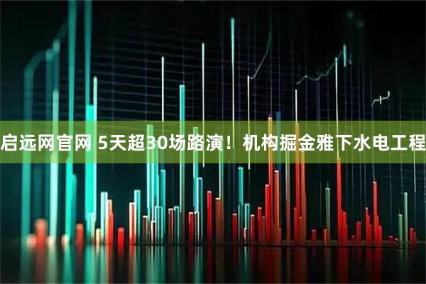 启远网官网 5天超30场路演！机构掘金雅下水电工程